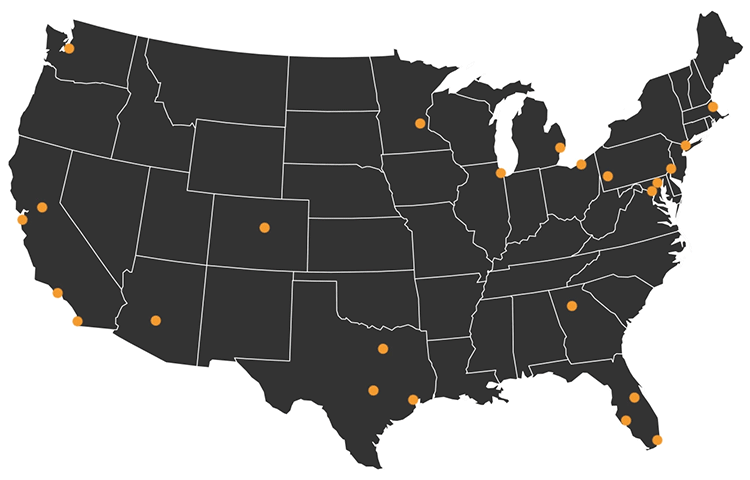 Wild Posting Markets Map